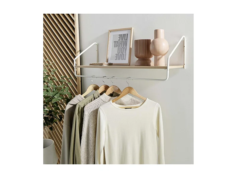 NELO houten en metalen wandkast