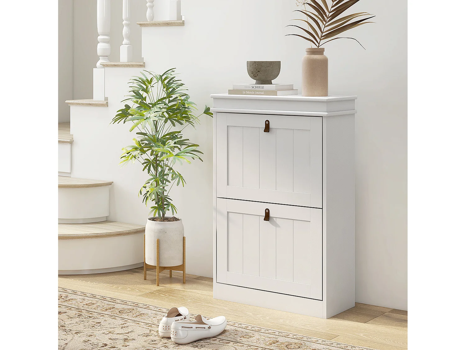 Zapatero blanco 54x24x82.5 cm HOMCOM