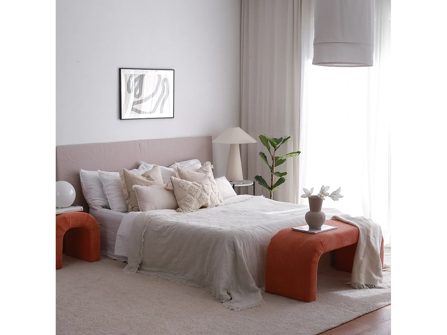 Banco acolchado Altadena 566