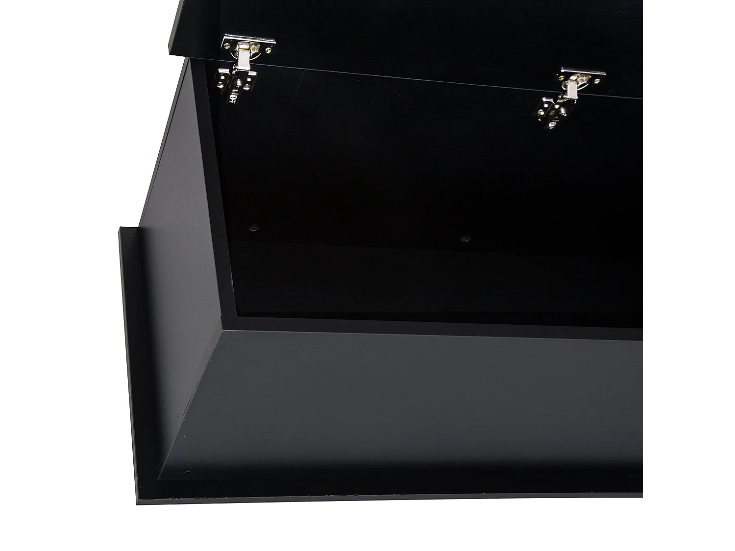 HOMCOM Baú de Armazenamento de Madeira Preto - Banco Multifuncional para Sala e Quarto, 60kg, 100x40x40 cm