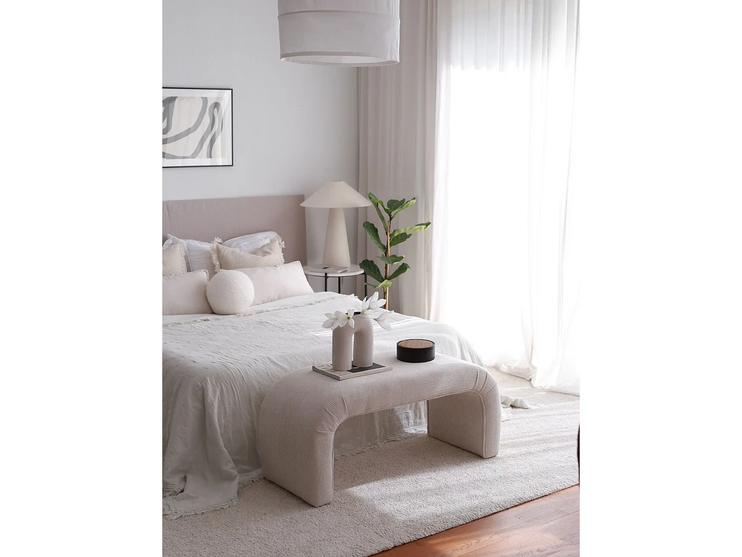 Banco acolchado Altadena 566