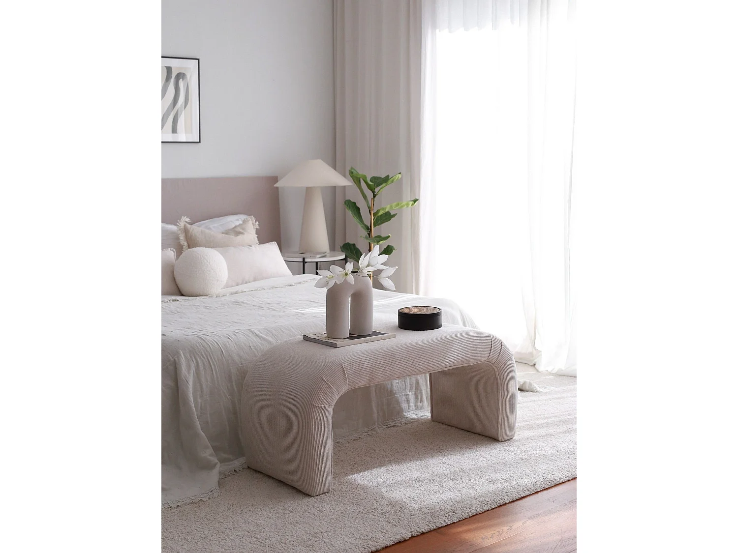 Banco acolchado Altadena 566