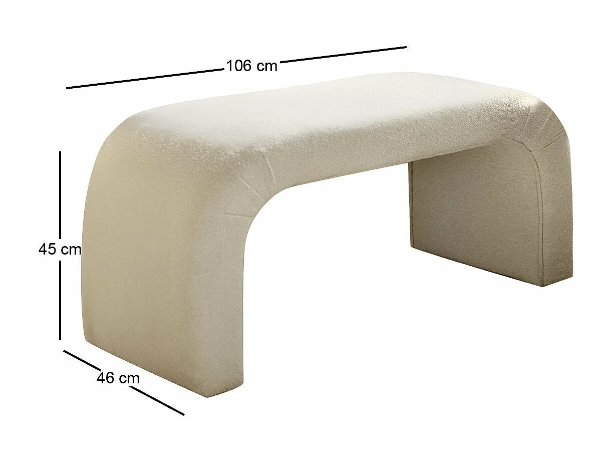 Banco acolchado Altadena 566