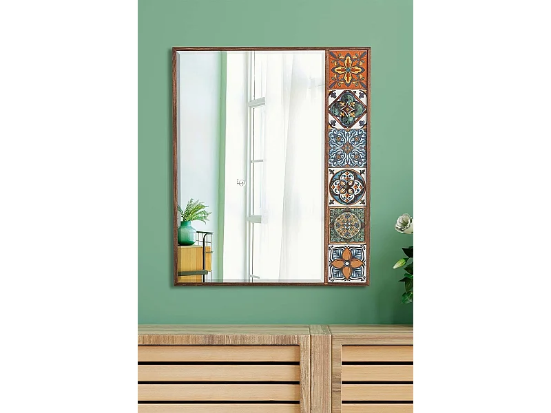 Espelho Decorativo Hn1-Et: Elegância e Calor para o Seu Espaço