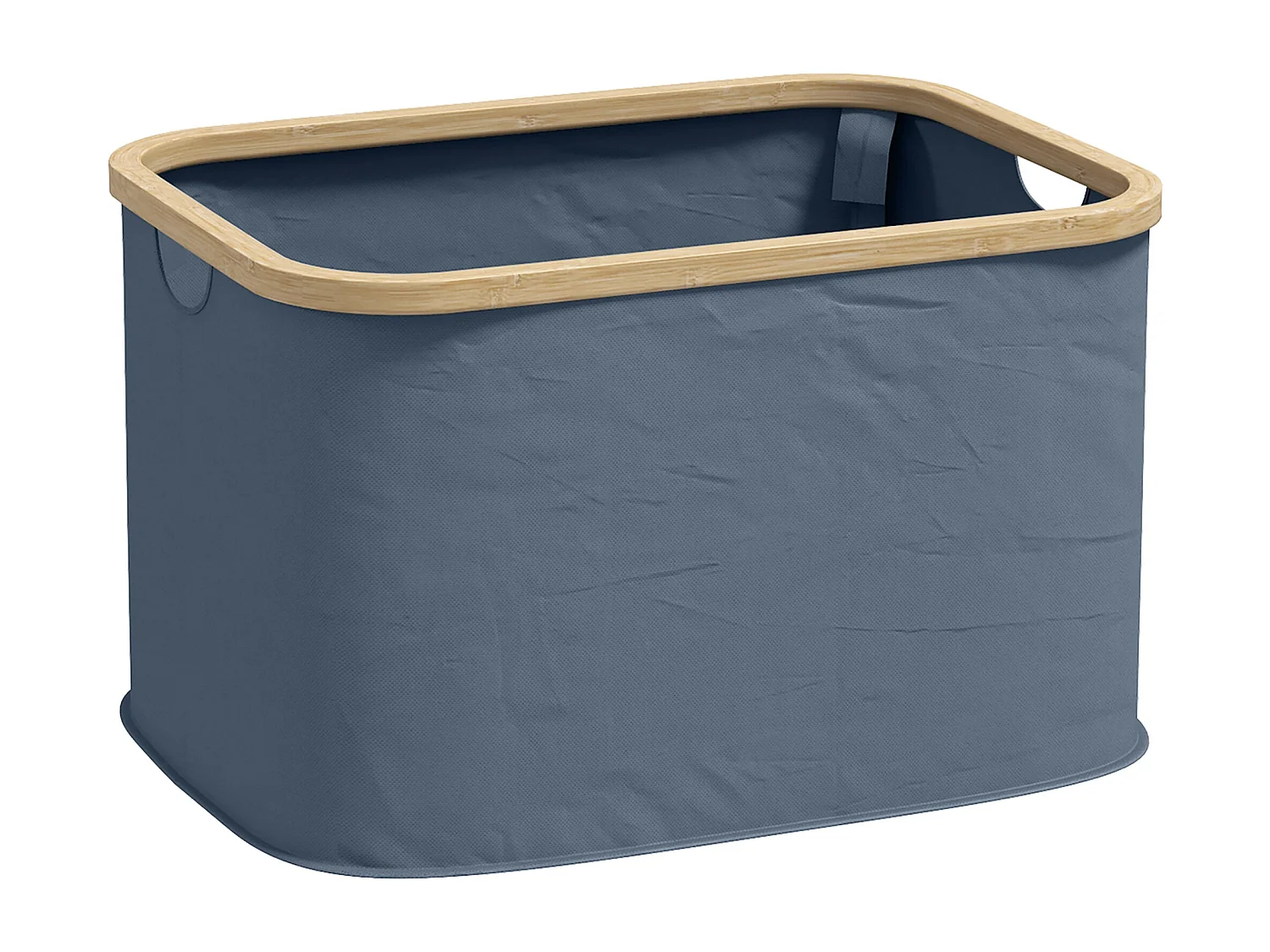 Cesto para la colada Lore Homcom 36L con asas azul 26,5x44,3x33,3 cm