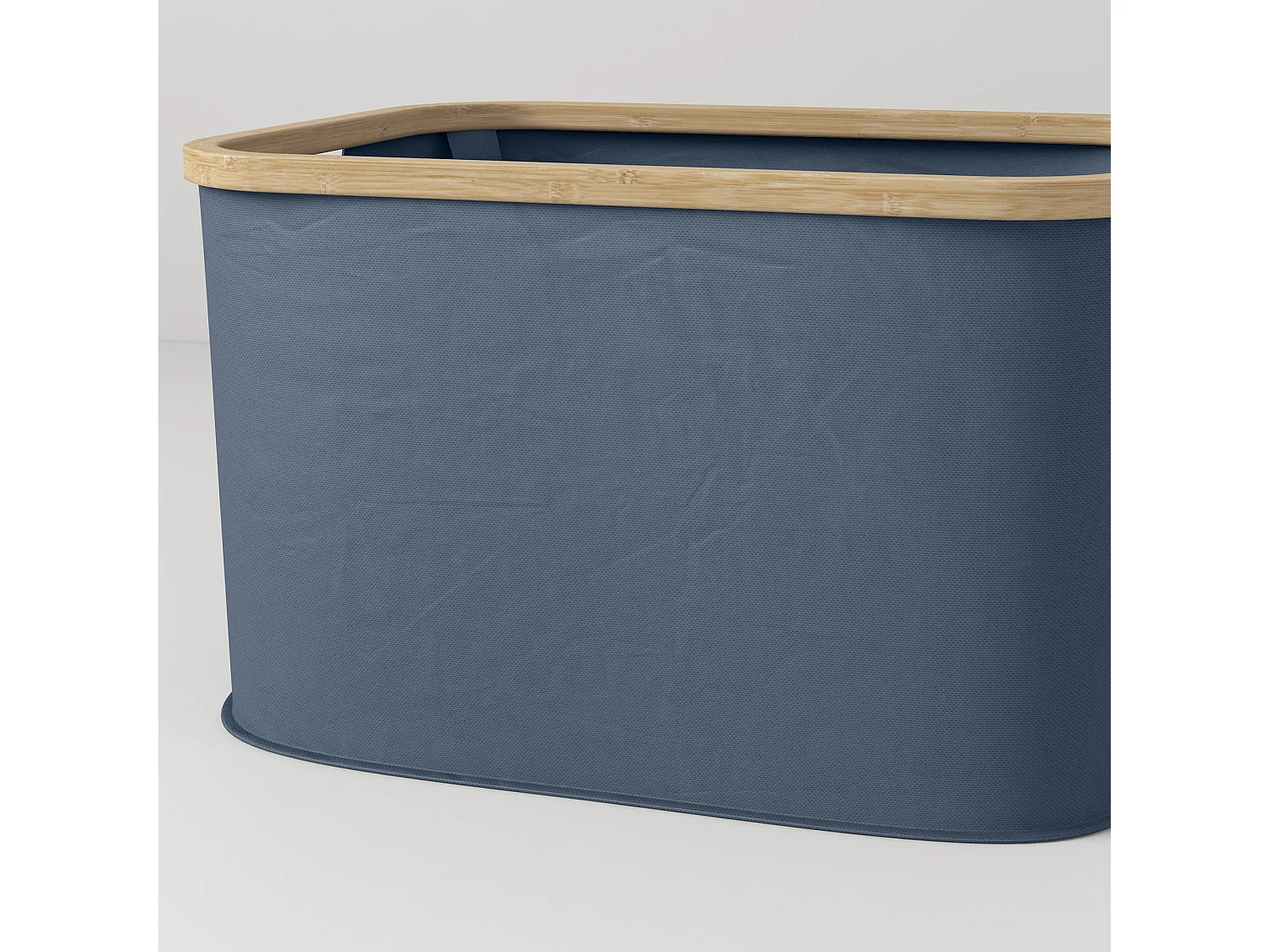Cesto para la colada Lore Homcom 36L con asas azul 26,5x44,3x33,3 cm