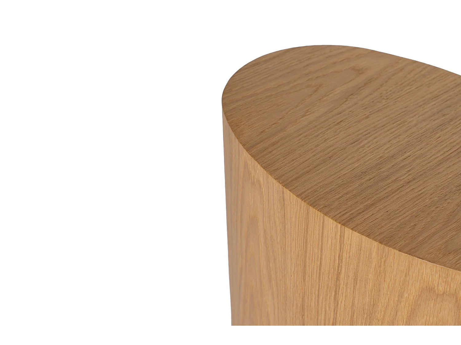 Conjunto de Mesas de Apoio Elipse - Carvalho Natural, 2 Peças, Design Elegante e Funcional