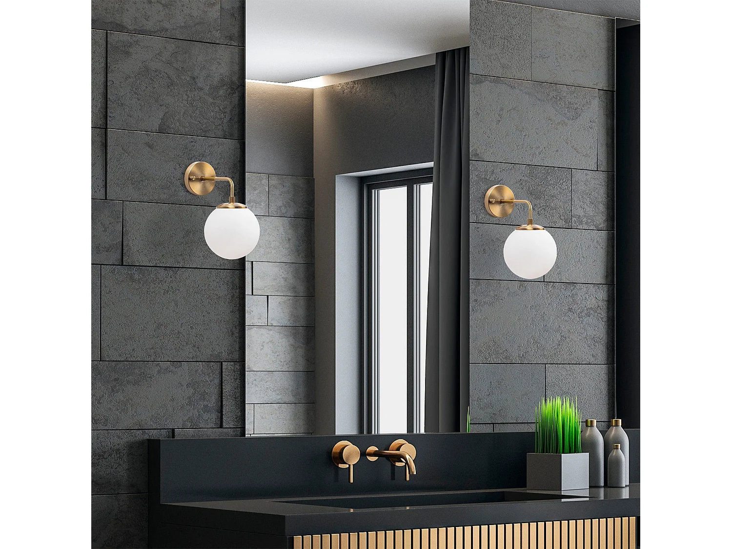 Candeeiro de Parede Vintage Viran - 10895 para Elegância e Sofisticação