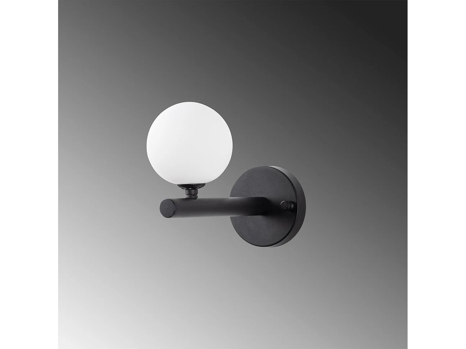 Candeeiro de Parede Domino - Elegância Moderna em Preto e Branco