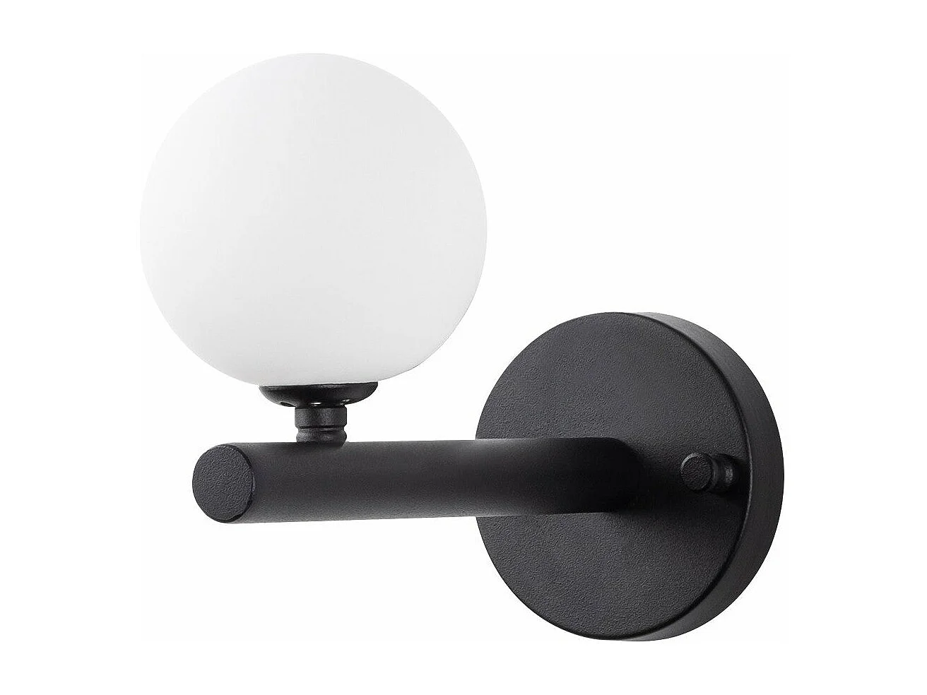 Candeeiro de Parede Domino - Elegância Moderna em Preto e Branco