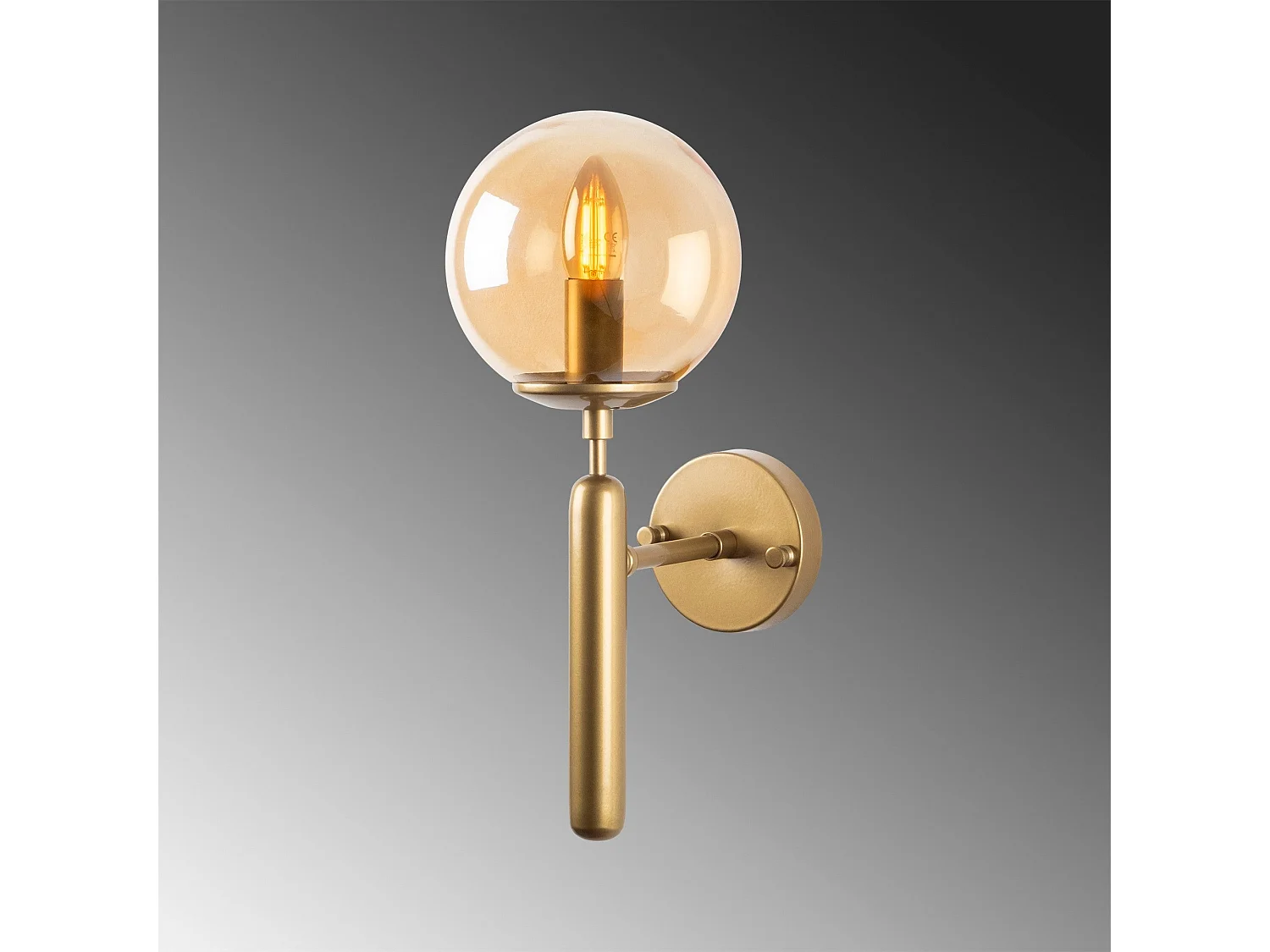 Candeeiro de Parede Dourado Elegante - Design Sofisticado para sua Casa