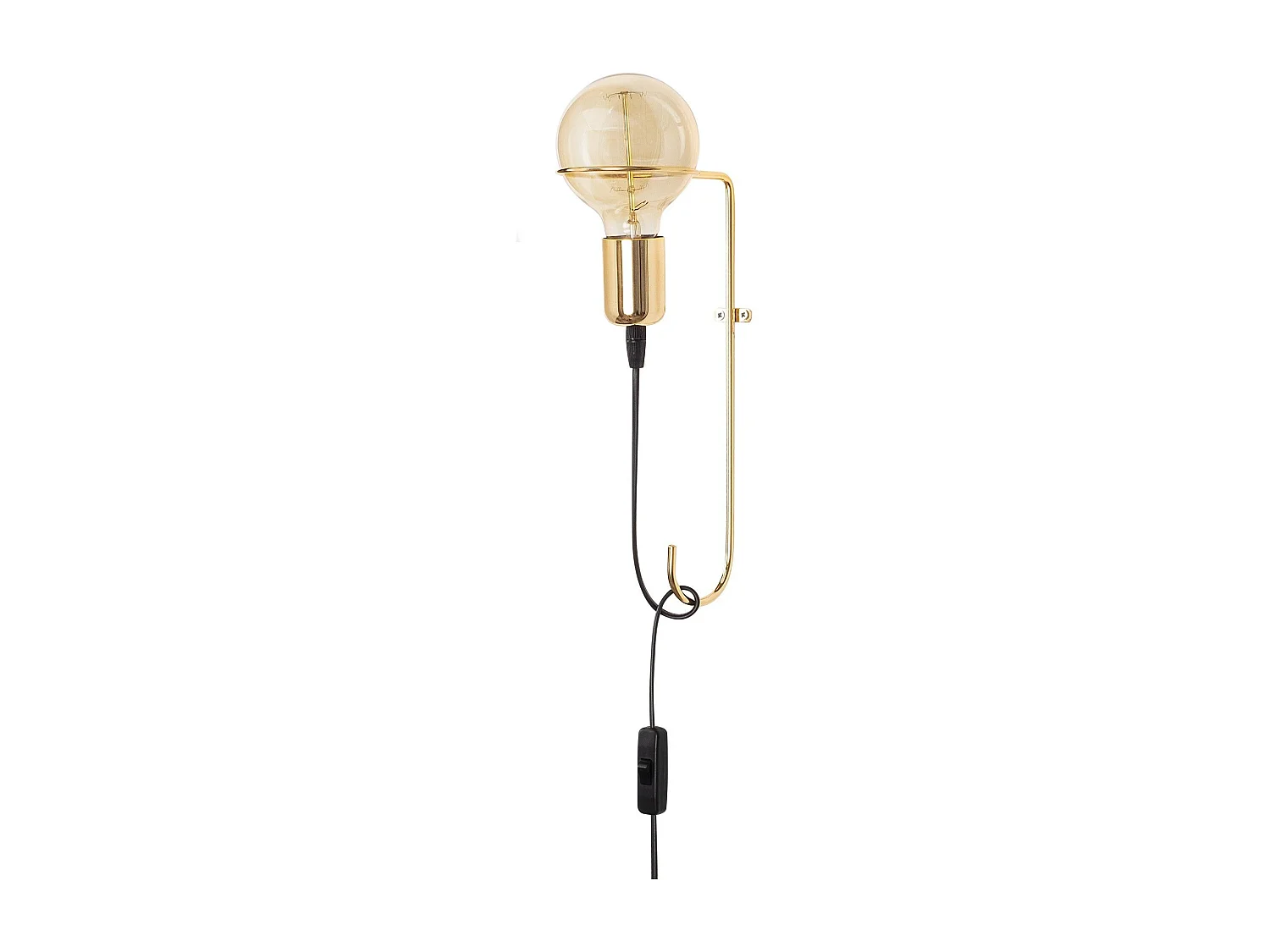 Candeeiro de Parede Dourado - Design Moderno e Elegante