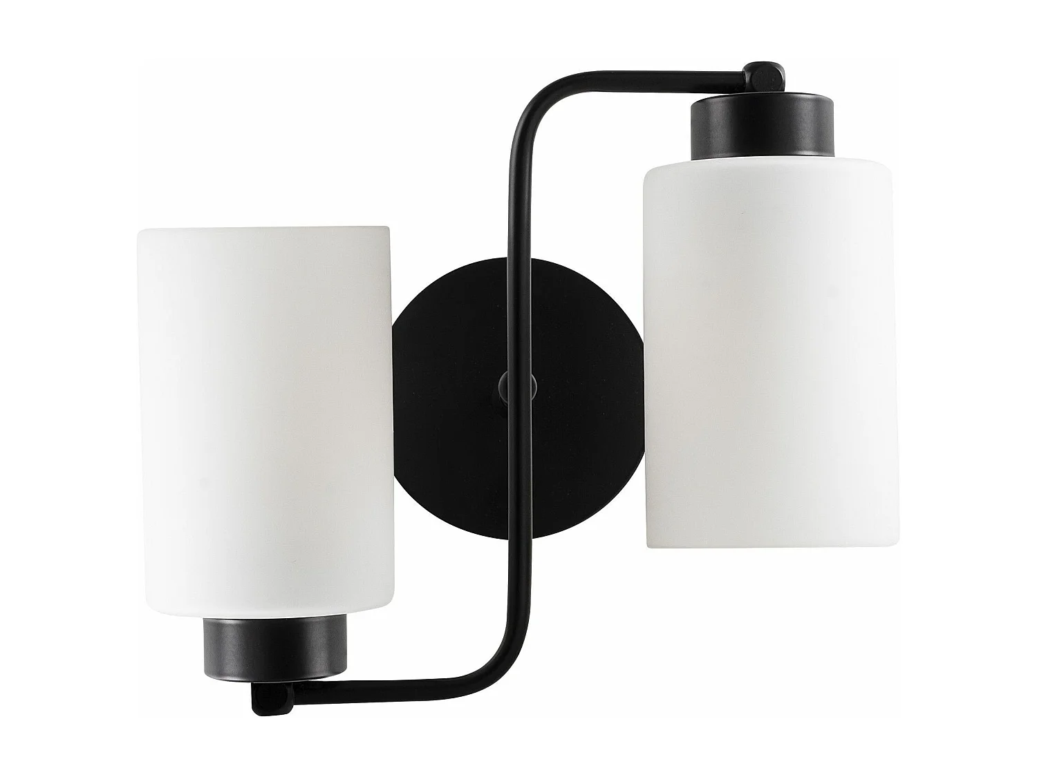 Candeeiro de Parede em Metal Preto - Design Elegante e Moderno