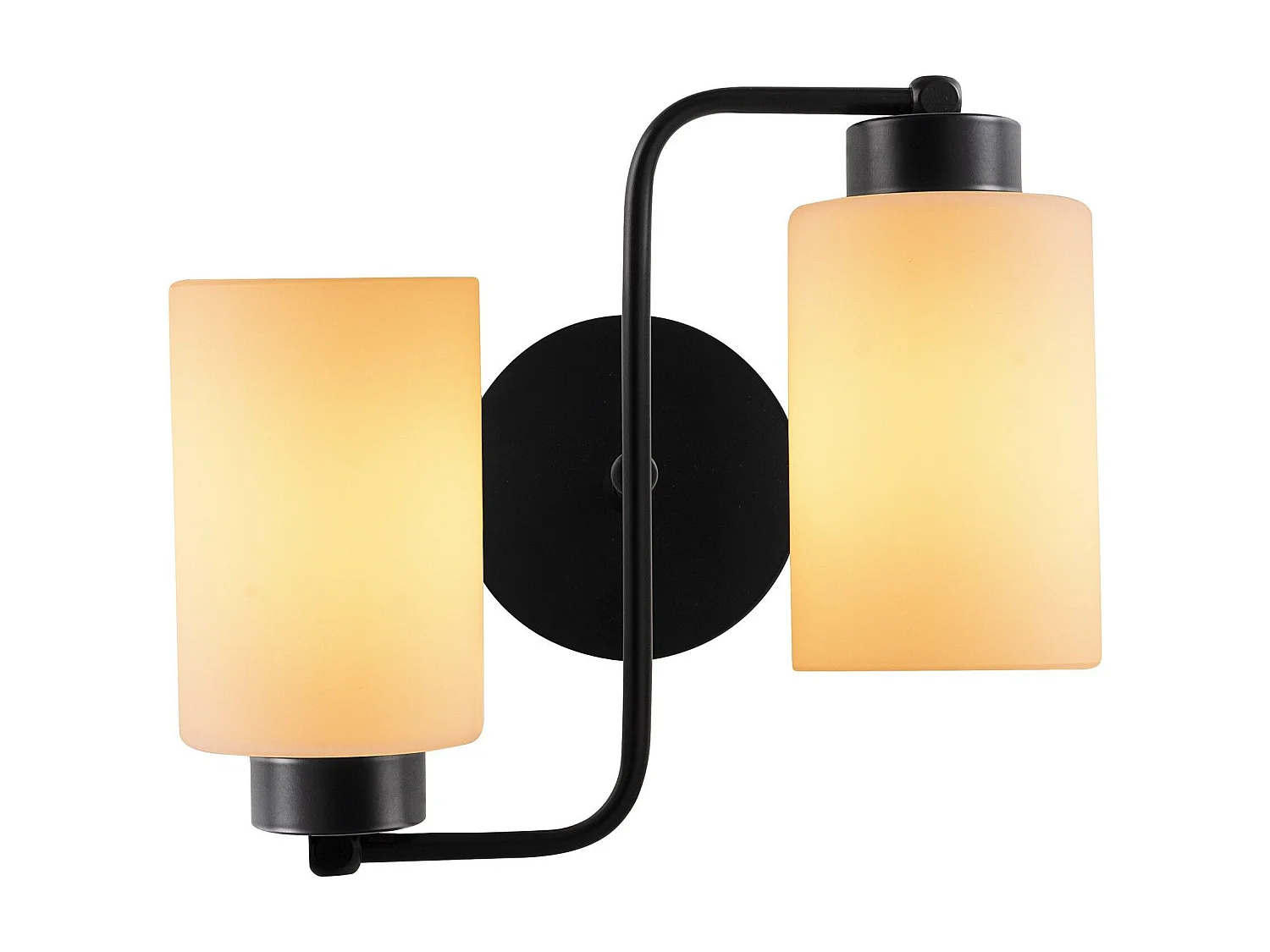 Candeeiro de Parede em Metal Preto - Design Elegante e Moderno