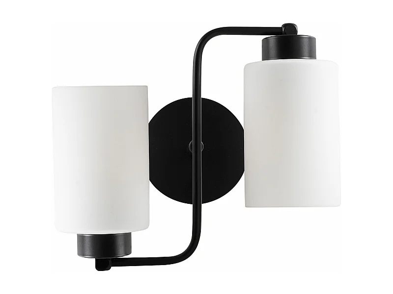 Candeeiro de Parede em Metal Preto - Design Elegante e Moderno