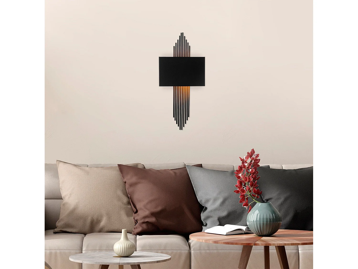 Candeeiro de Parede Moderno Preto: Estilo e Elegância para o Seu Espaço