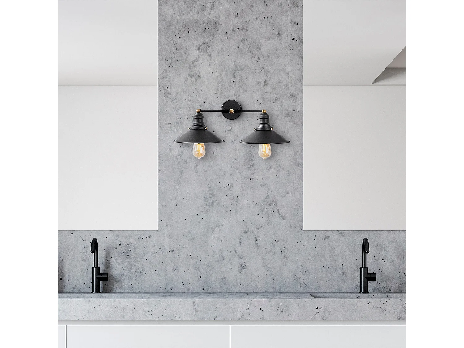 Candeeiro de Parede Conical 12190 - Elegância e Estilo para o Seu Espaço