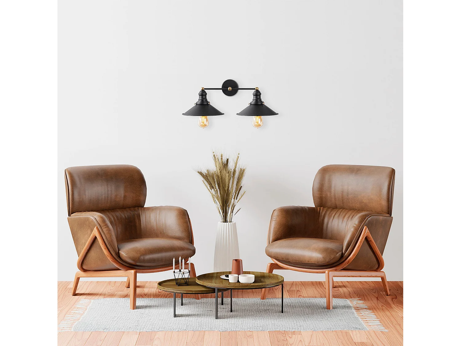 Candeeiro de Parede Conical 12190 - Elegância e Estilo para o Seu Espaço