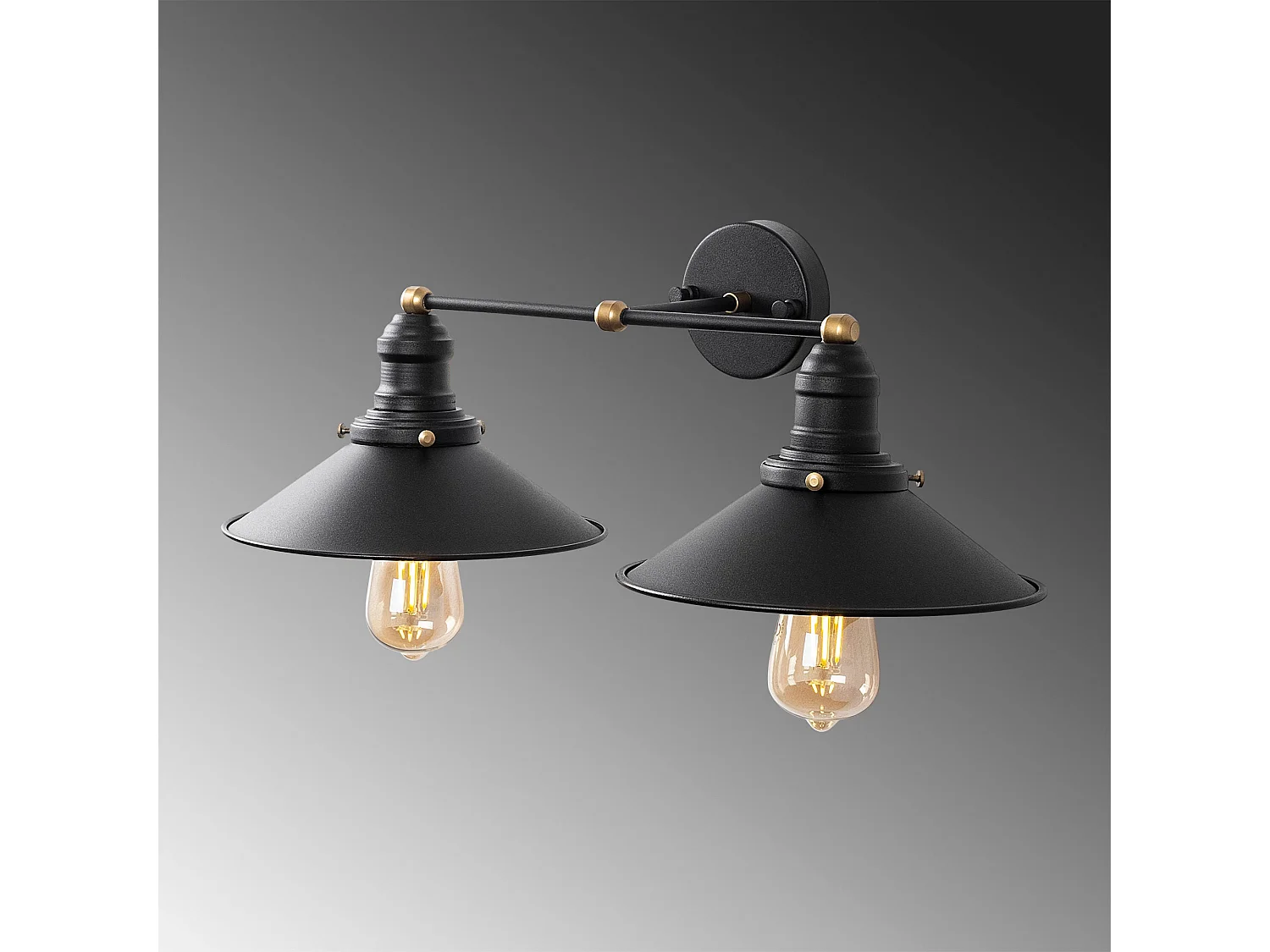 Candeeiro de Parede Conical 12190 - Elegância e Estilo para o Seu Espaço