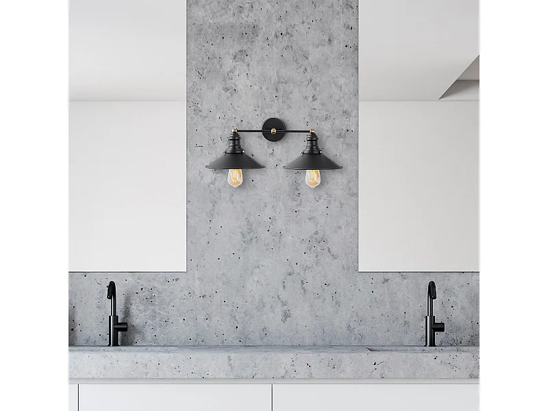 Candeeiro de Parede Conical 12190 - Elegância e Estilo para o Seu Espaço