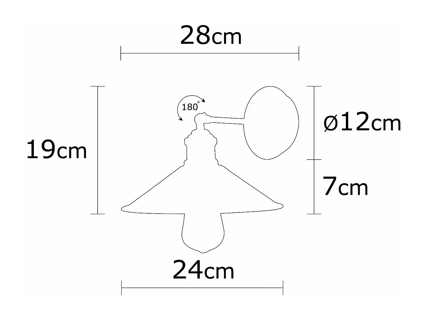 Candeeiro de Parede Berceste N-663: Elegância e Modernidade para o Seu Espaço