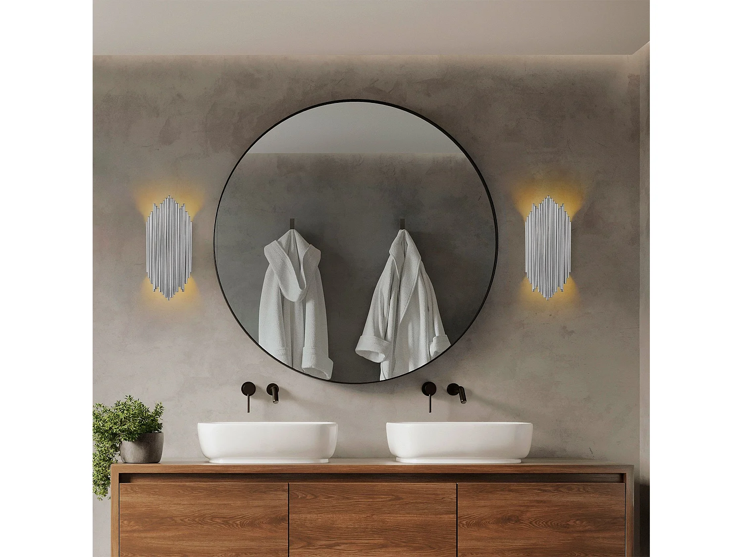 Candeeiro de Parede Kara 13347 - Elegância e Sofisticação para o Seu Espaço