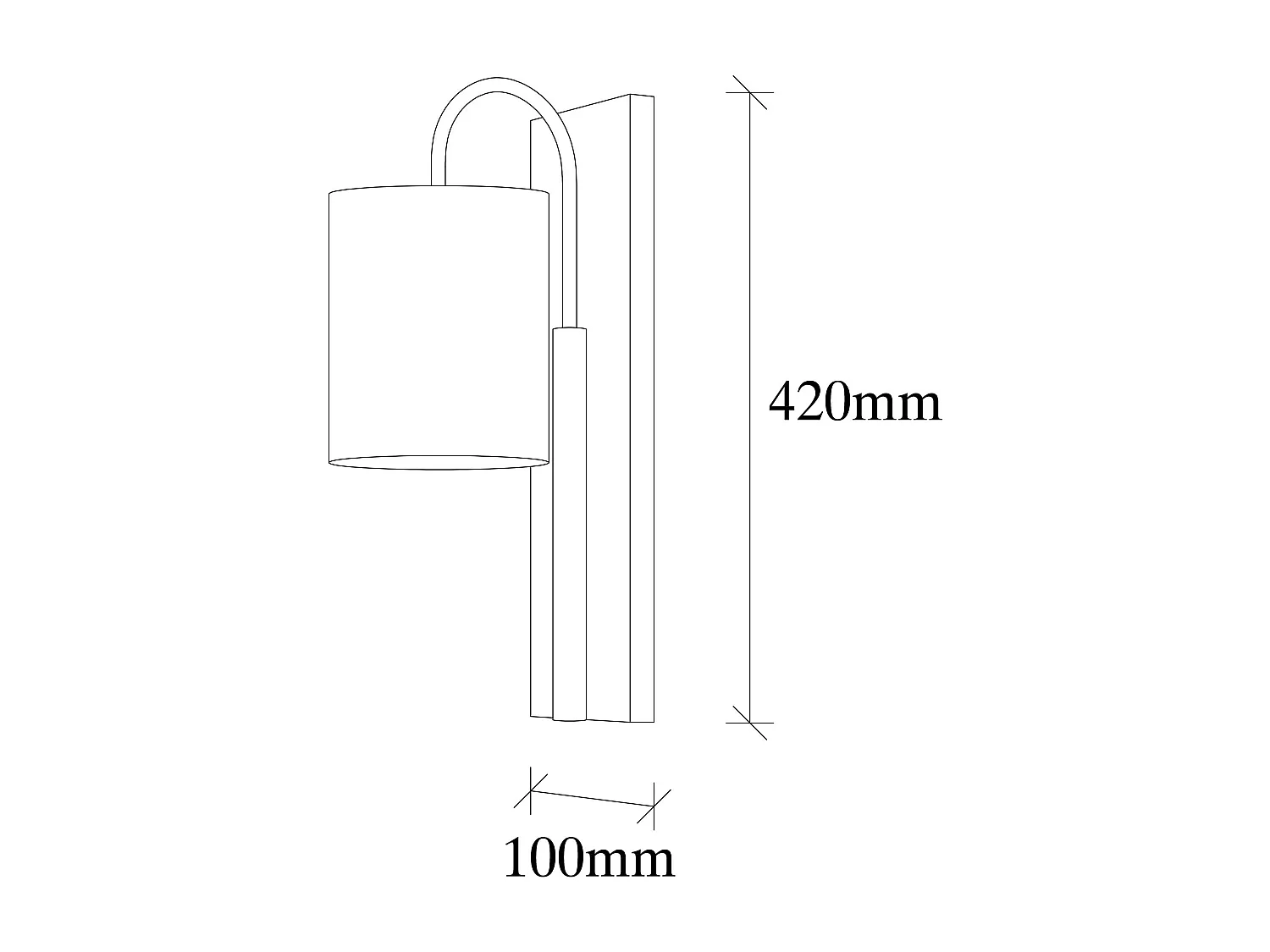 Candeeiro de Parede Elegante - Design Moderno e Sofisticado