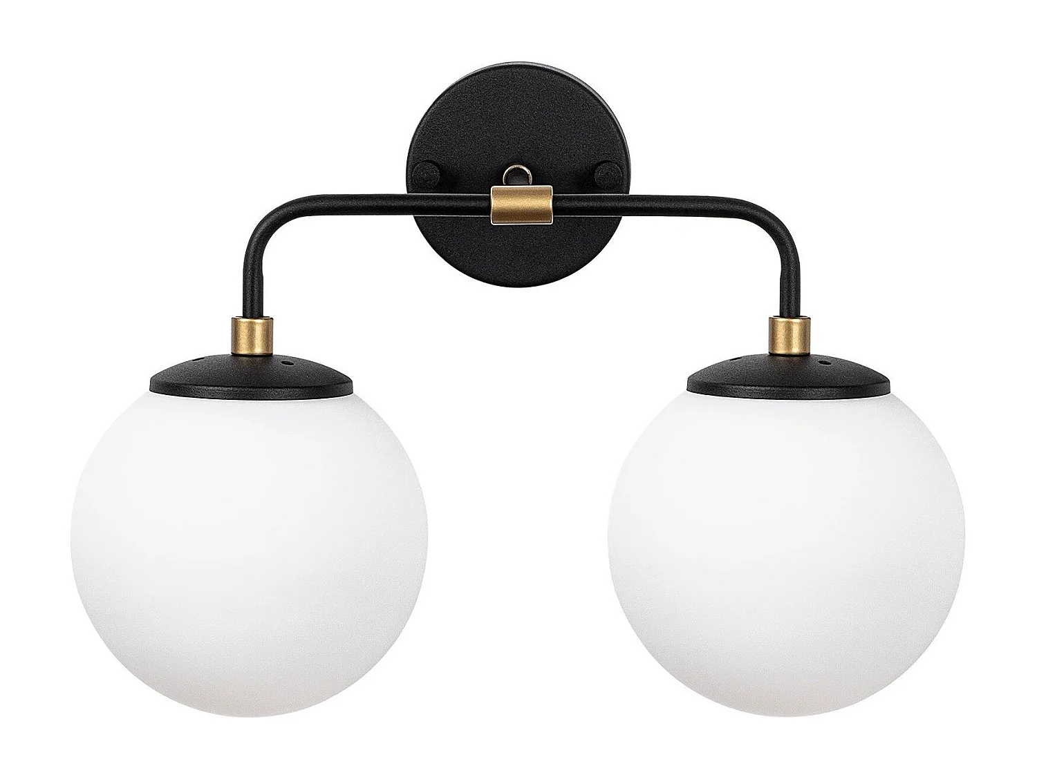 Candeeiro de Parede Elegante com Tampa de Vidro - Horn 12212