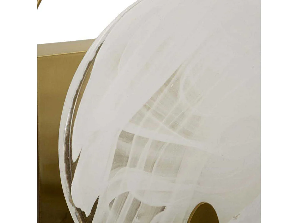 Applique Murale Design en Verre "Oklan" 29cm Or