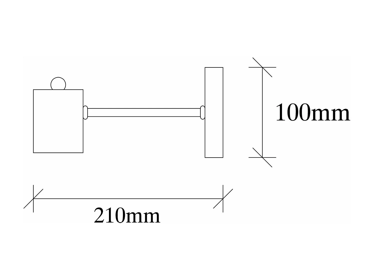 Candeeiro de Parede Hexa 6951 - Elegância e Estilo Moderno