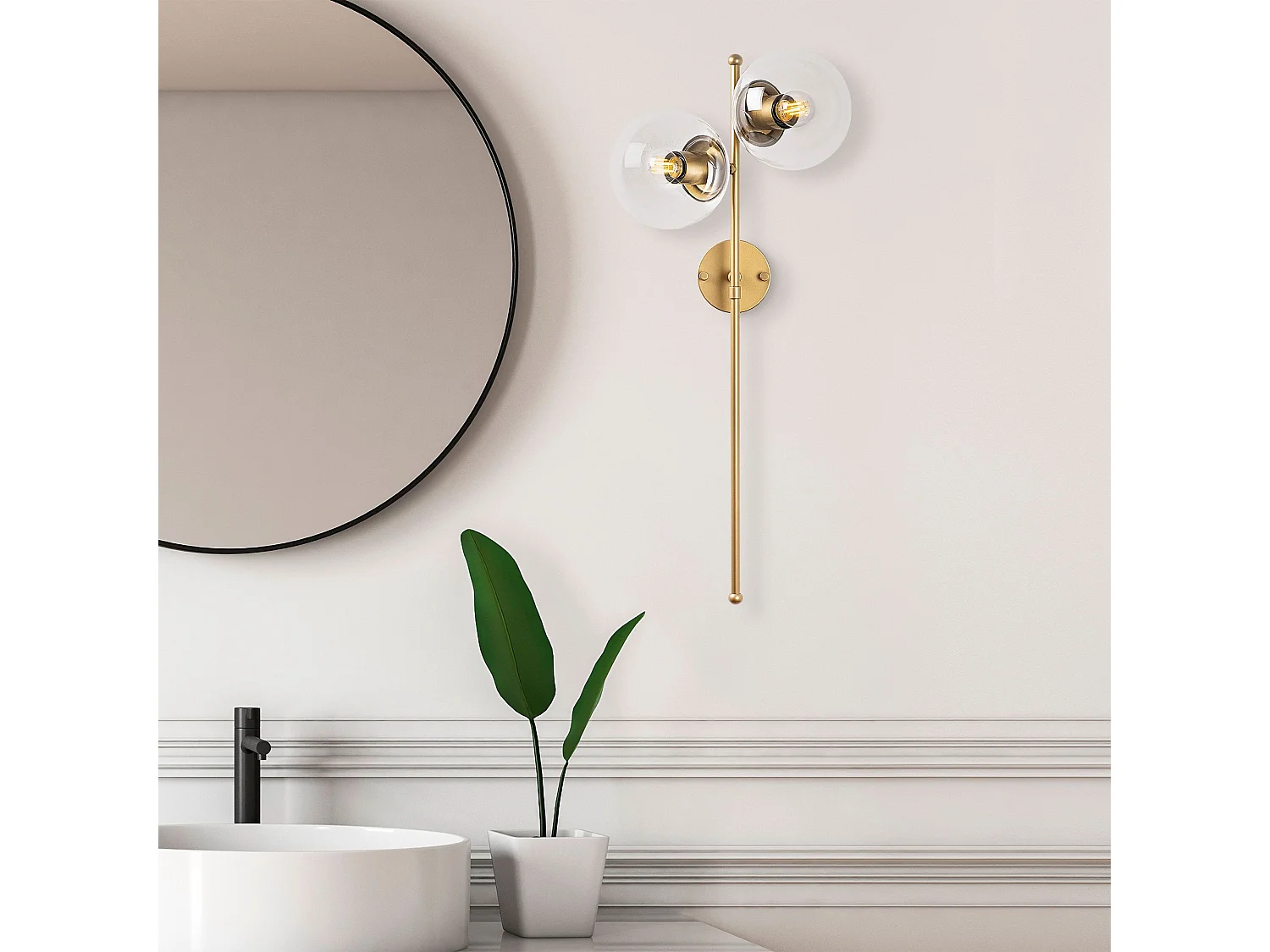 Candeeiro de Parede Fazli 10405 - Elegância e Sofisticação para o Seu Espaço