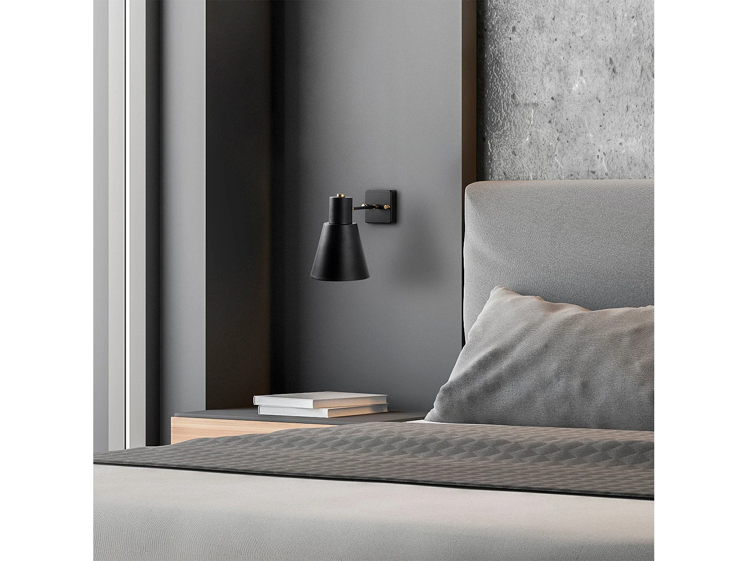 Candeeiro de Parede Preto e Dourado - Elegância e Sofisticação para o Seu Espaço