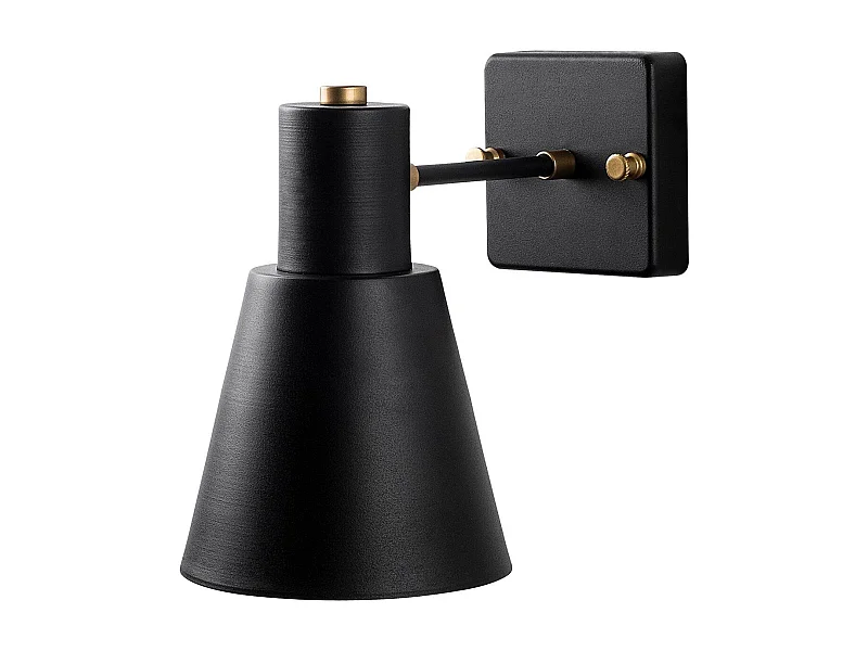 Candeeiro de Parede Preto e Dourado - Elegância e Sofisticação para o Seu Espaço