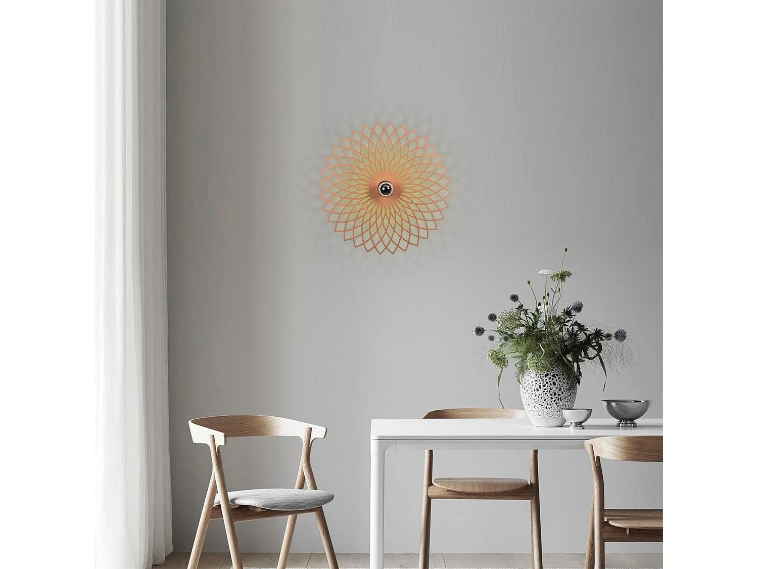 Candeeiro de Parede em Cobre Fellini MR-988 - Elegância e Sofisticação para o Seu Espaço