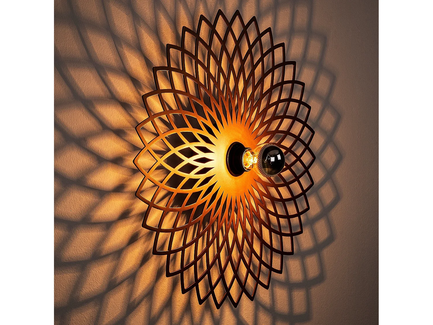 Candeeiro de Parede em Cobre Fellini MR-988 - Elegância e Sofisticação para o Seu Espaço