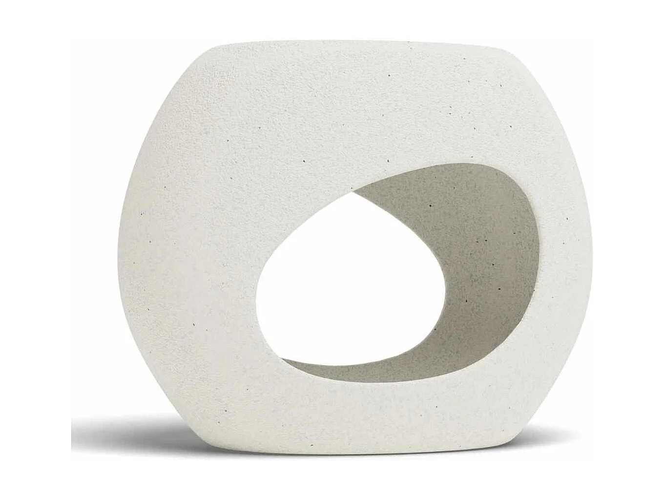 Abstracte keramische brander met steeneffect