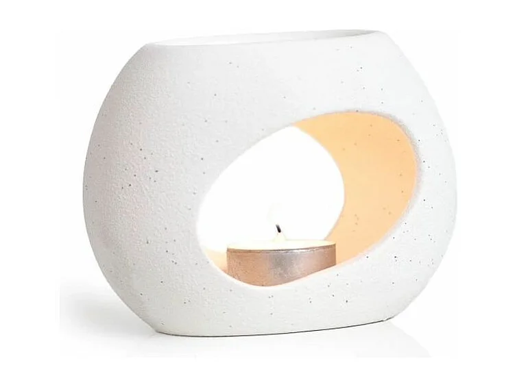 Abstracte keramische brander met steeneffect