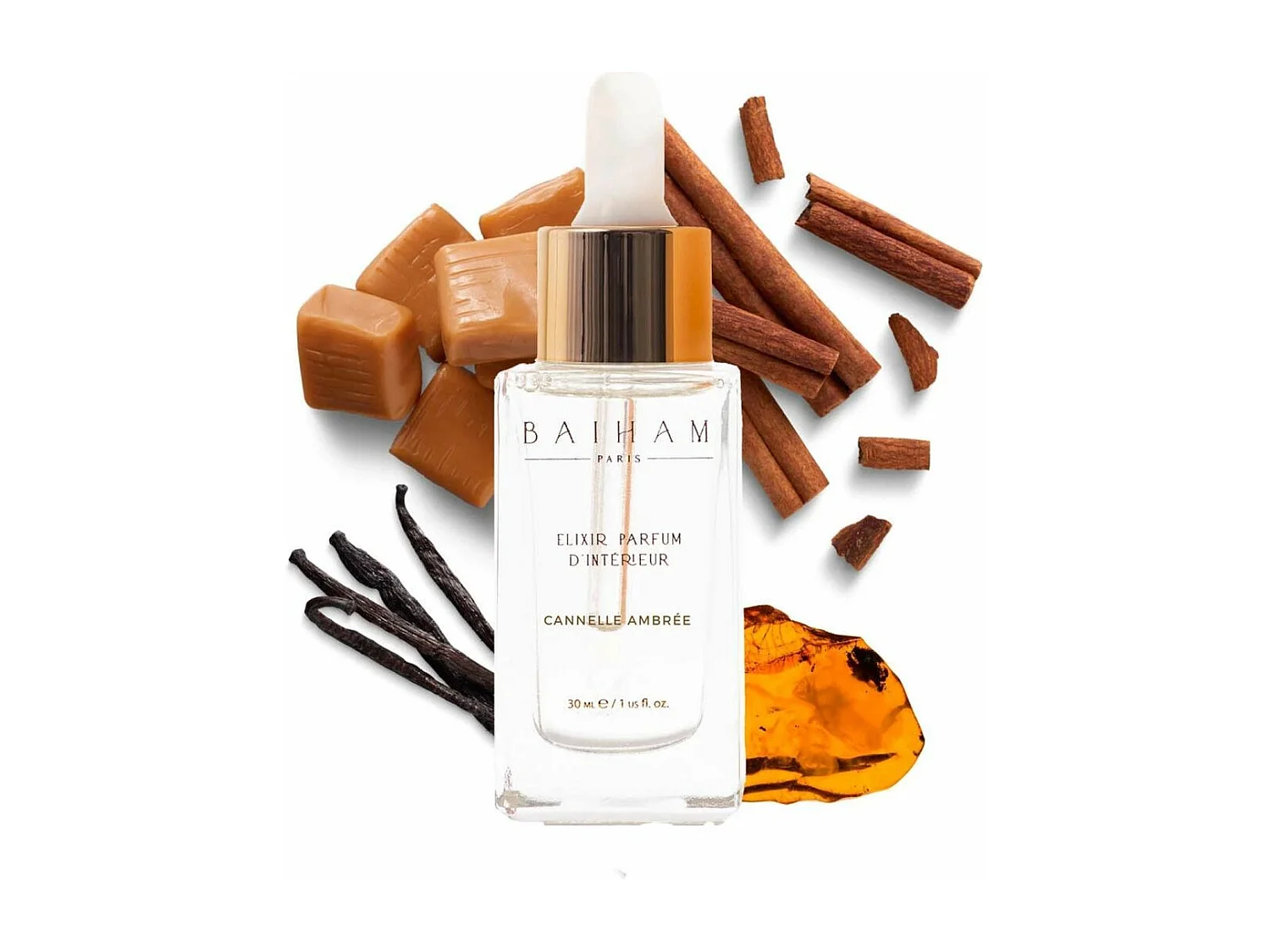 Huisparfum 30 ml - Amber Kaneel Elixir