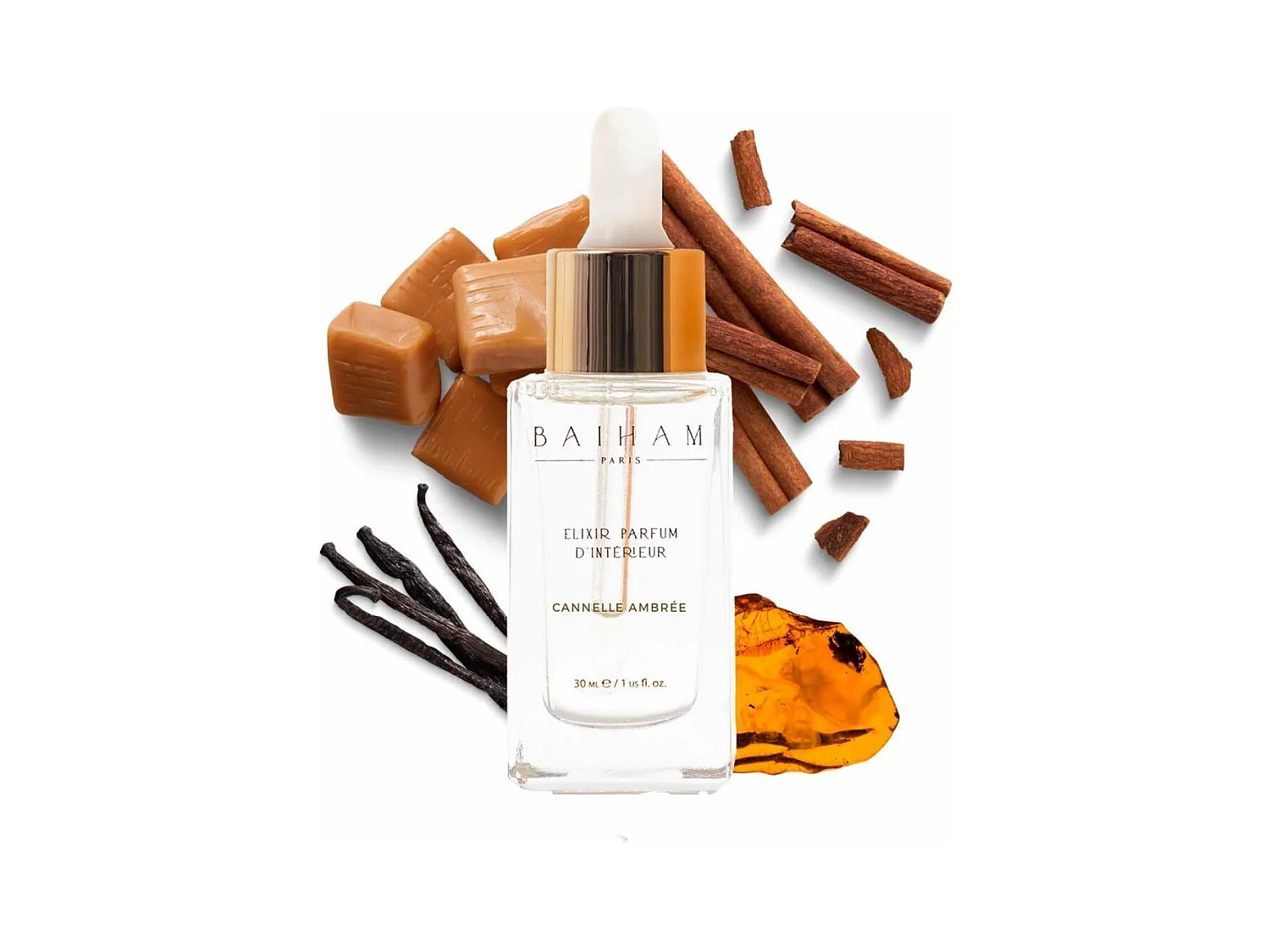 Parfum d'intérieur 30 ml - Elixir Cannelle ambrée