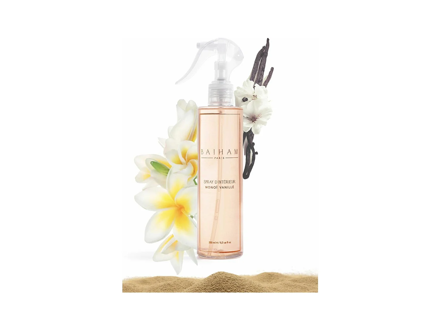 Parfum d'intérieur en spray 250 ml - Monoi vanillé