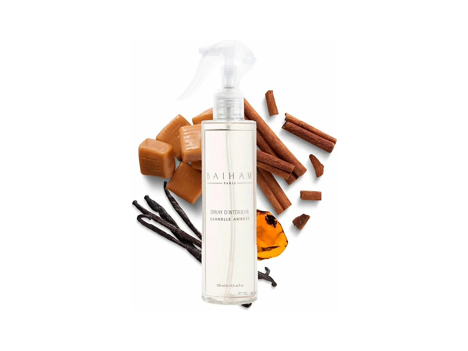 Parfum d'intérieur en spray 250 ml - Cannelle ambrée