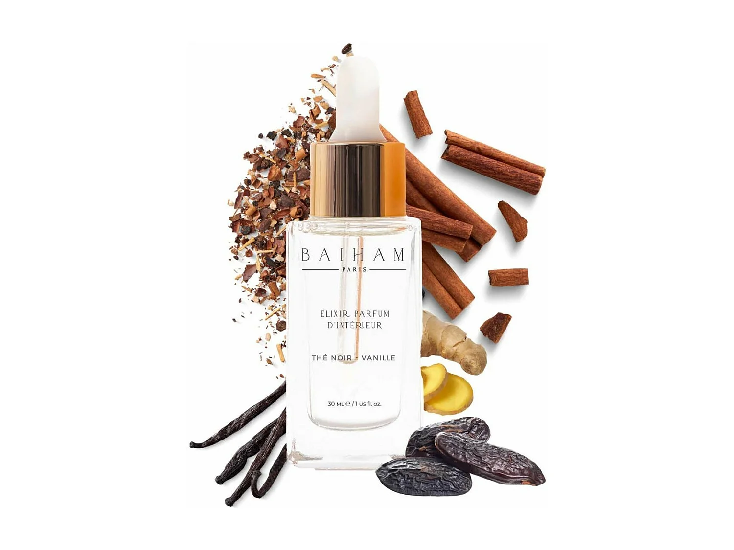 Huisparfum 30 ml - Elixir Zwarte Thee Vanille