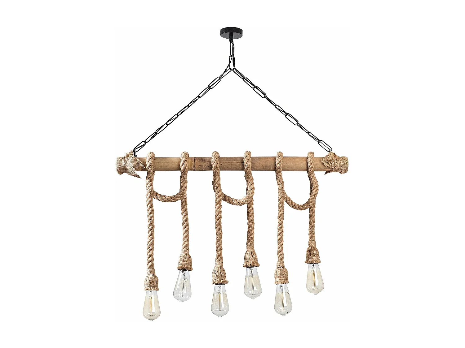 Candeeiro de Madeira Erebos 113-AV - Estilo Moderno e Rústico