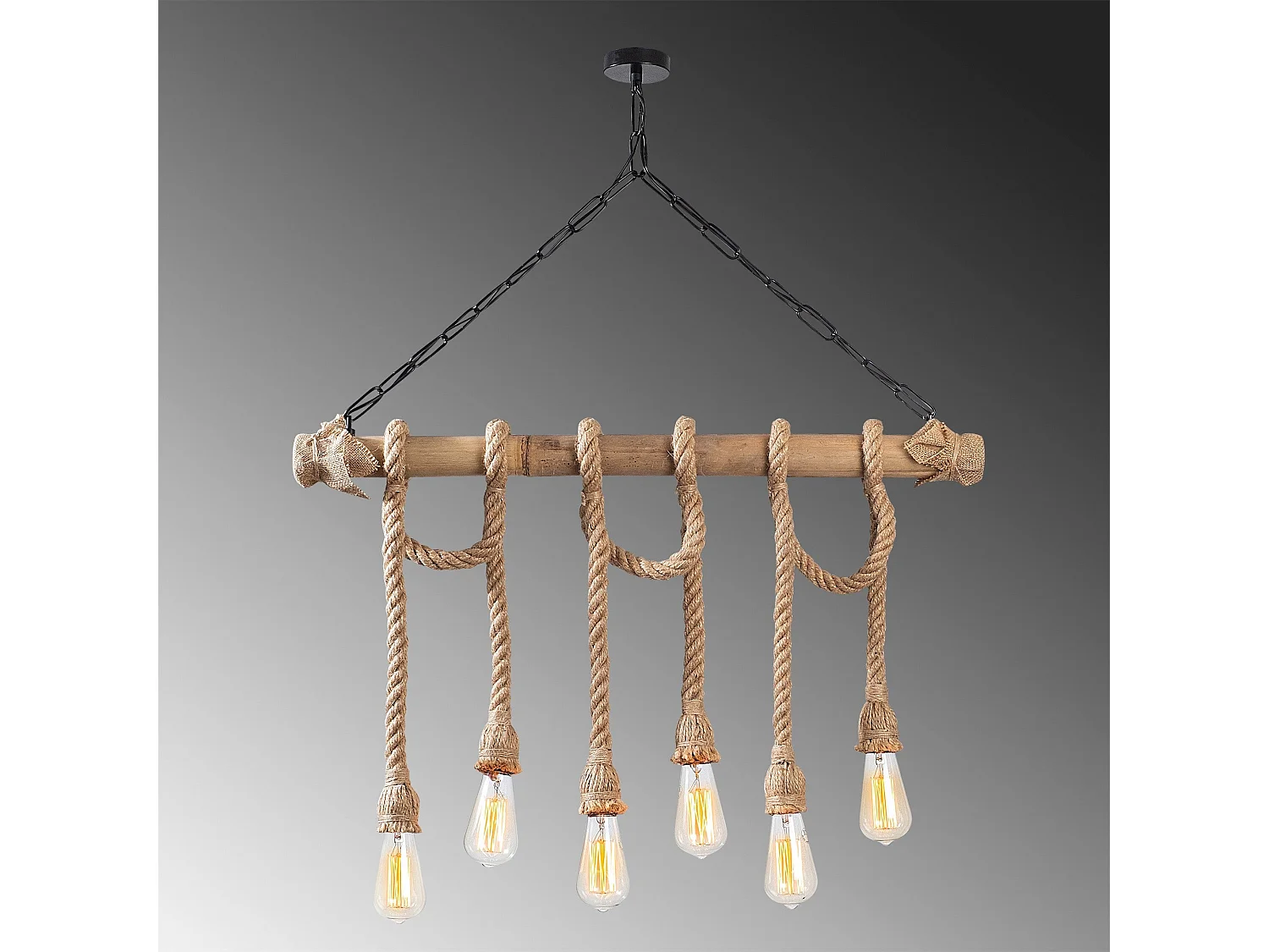 Candeeiro de Madeira Erebos 113-AV - Estilo Moderno e Rústico