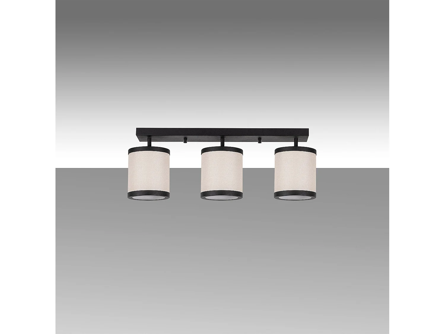 Candeeiro Eleve - Design Moderno em Preto e Branco