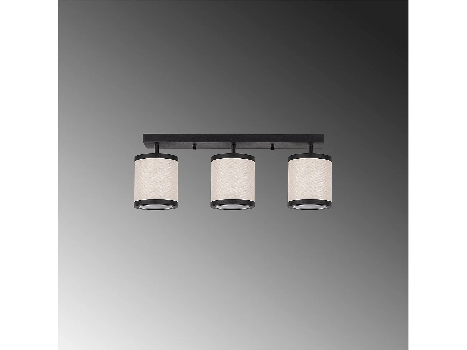 Candeeiro Eleve - Design Moderno em Preto e Branco