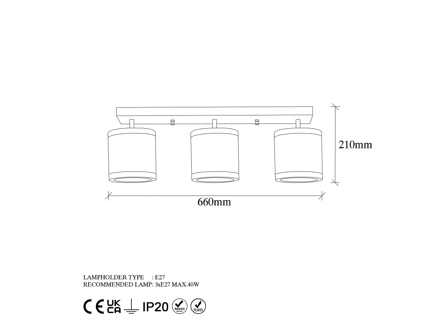 Candeeiro Eleve - Design Moderno em Preto e Branco