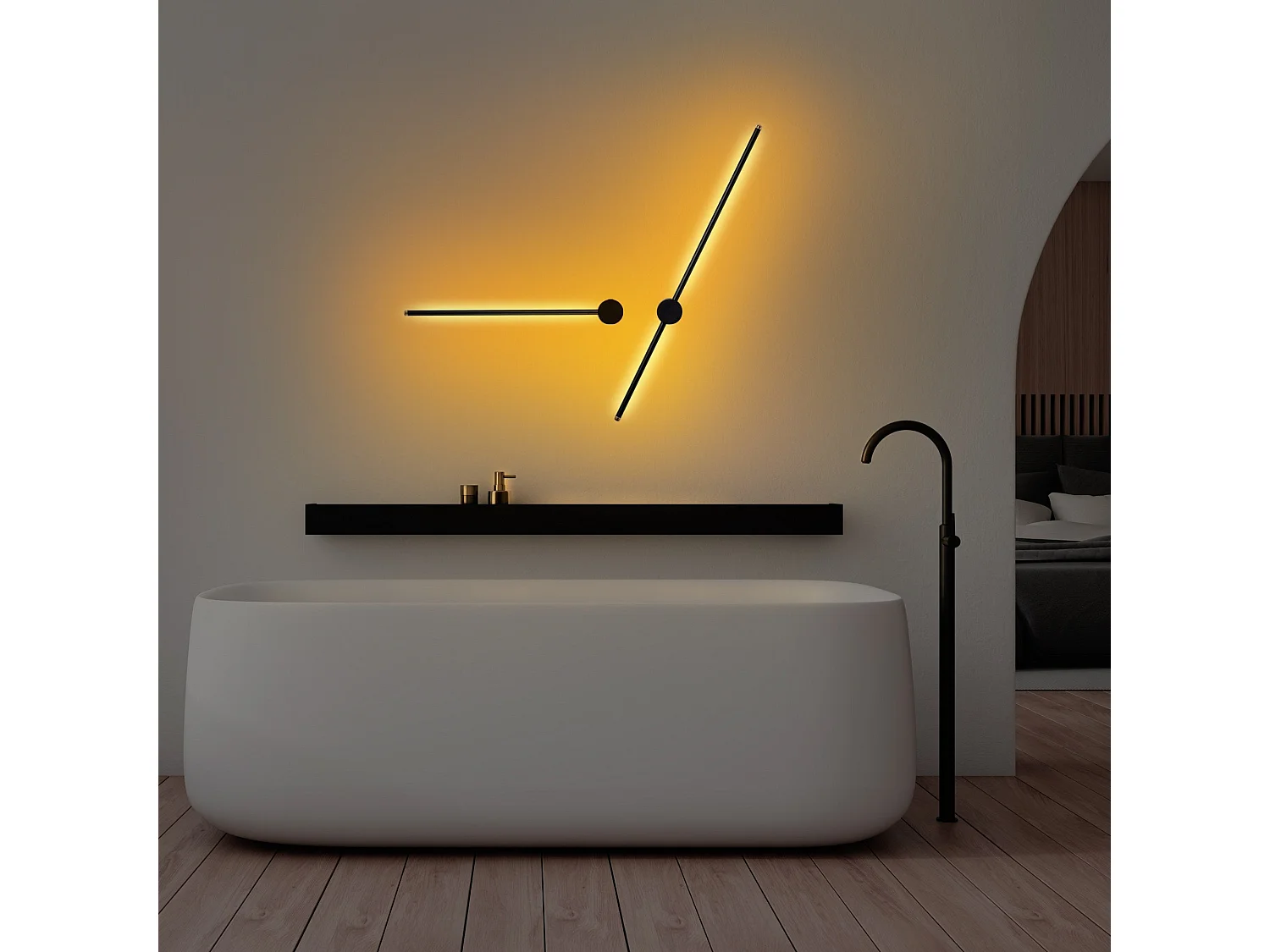 Lampada da parete - Black