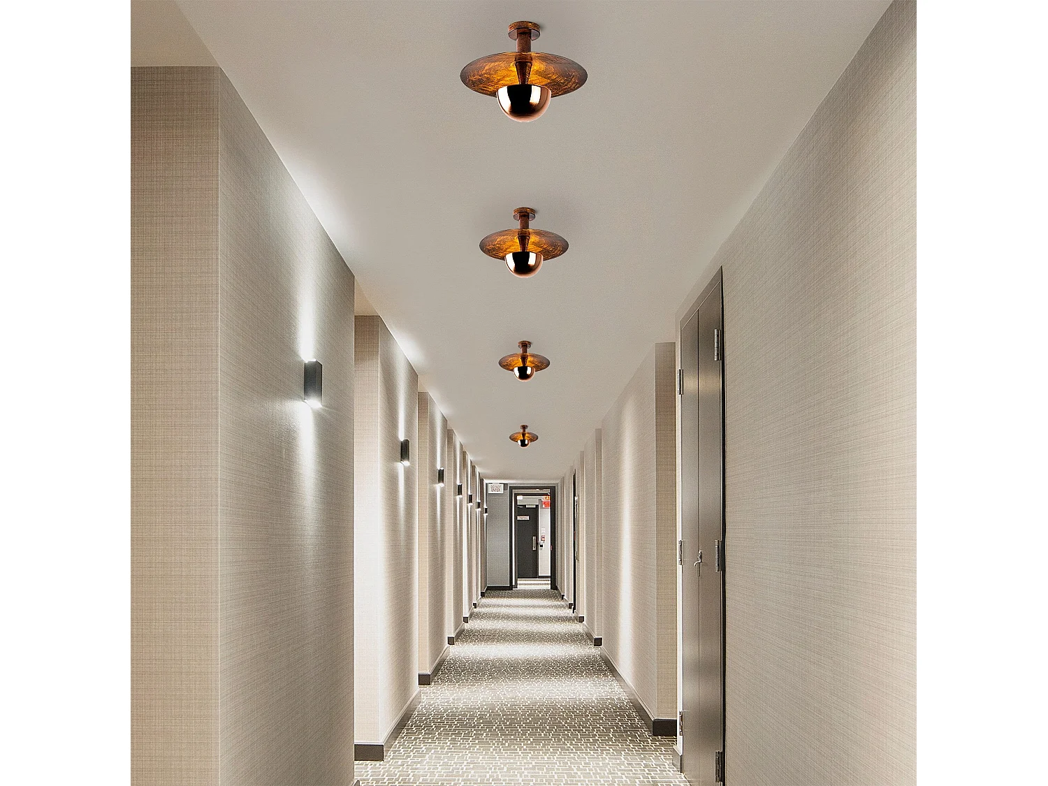 Candeeiro de Cobre Elegante - Transforme o Seu Espaço com Sofisticação