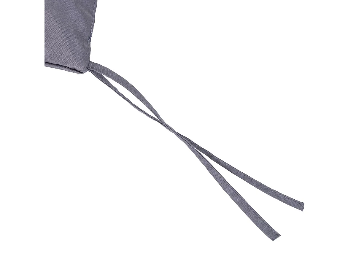 Cojin para banco con respaldo 132x110x10 cm colchon de  outsunny